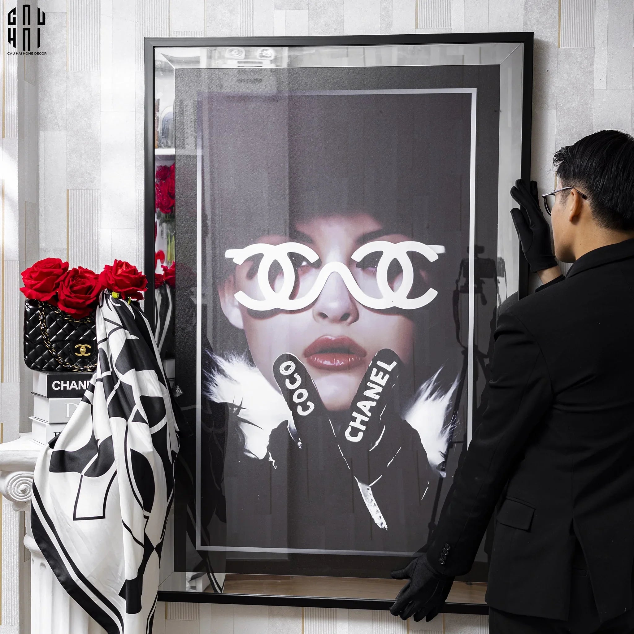 TRANH CANVAS CAO CẤP CHARMING 80X120CM-CẬU HAI HOME DECOR