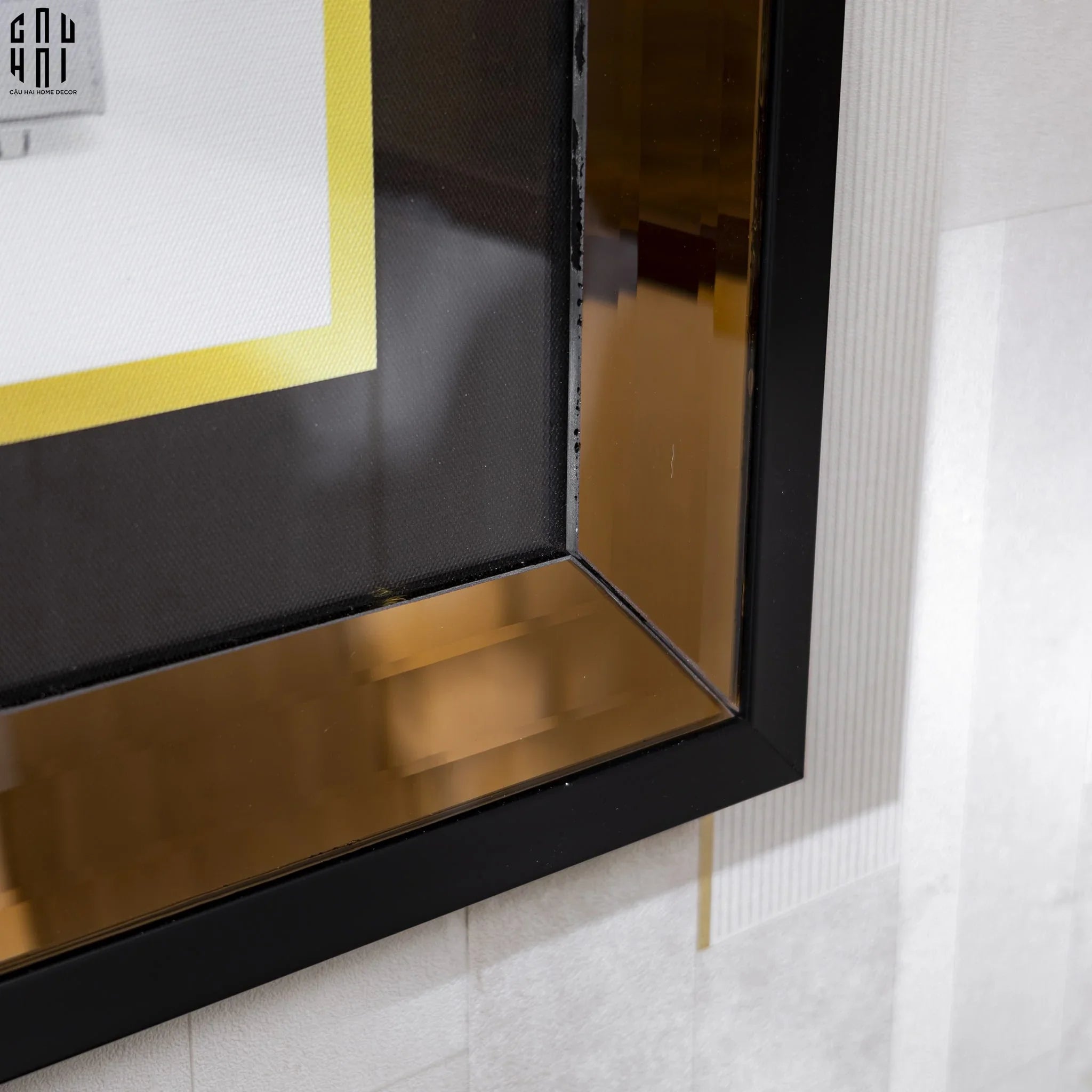 TRANH CANVAS CAO CẤP H BIRKIN LIMITED LUXURY 90X90CM - PHIÊN BẢN VIỀN ỐP GƯƠNG-CẬU HAI HOME DECOR