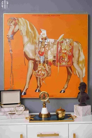 TRANH CANVAS CHEVAL 90X90CM