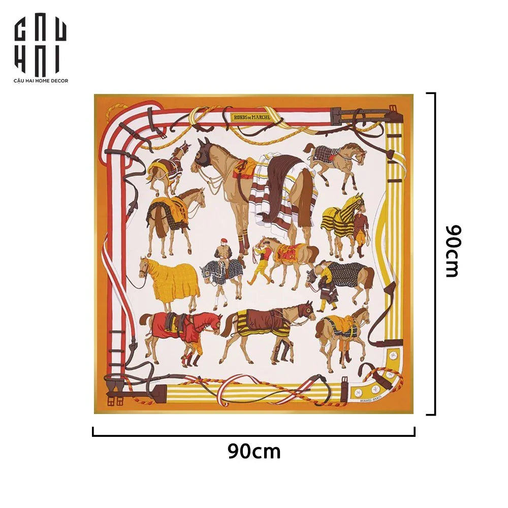 TRANH CANVAS D-SPANISH 90X90 CM-CẬU HAI HOME DECOR