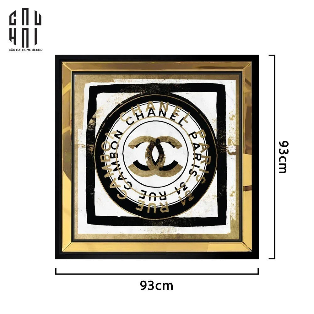 TRANH CANVAS GOLDEN ERA 93X93 CM-CẬU HAI HOME DECOR