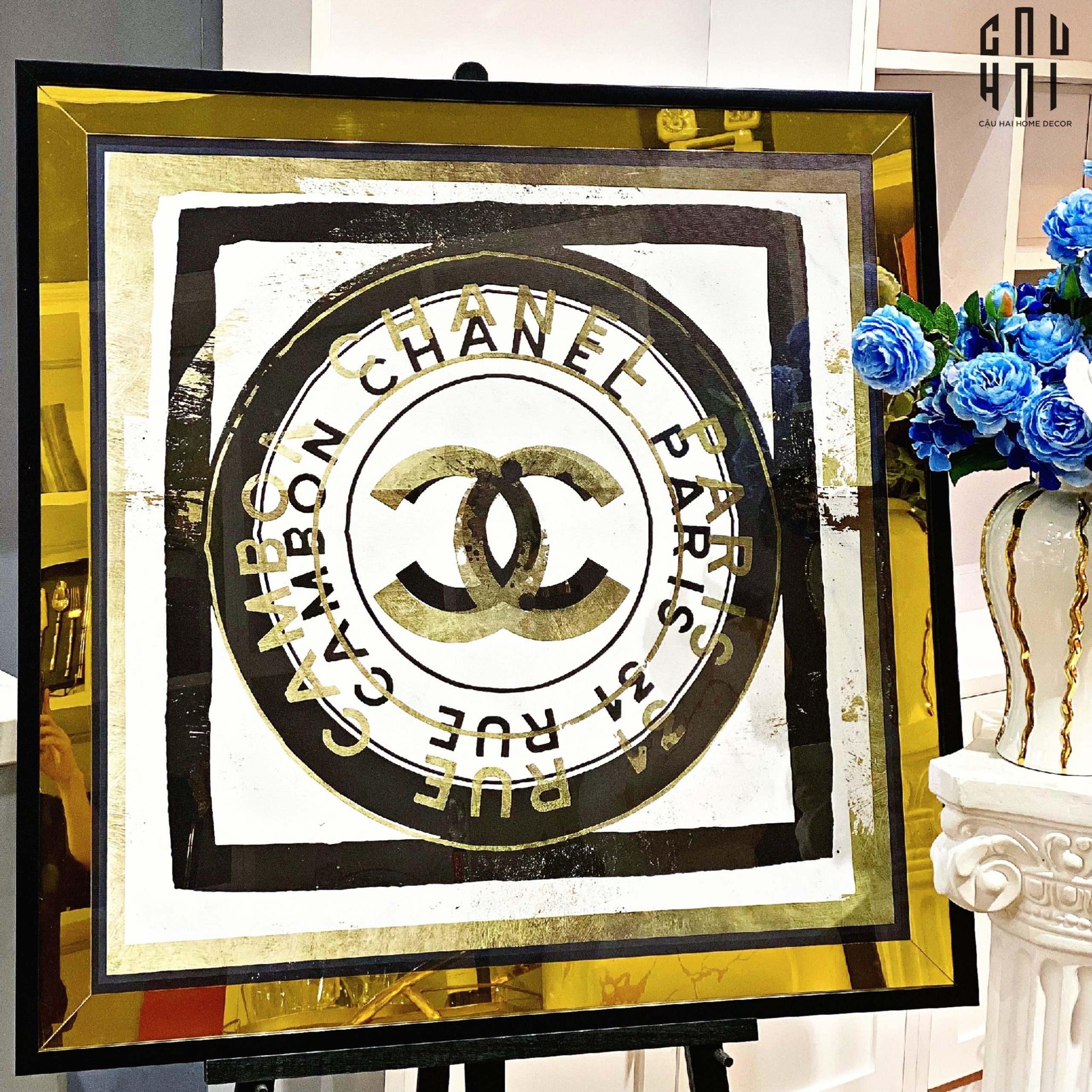 TRANH CANVAS GOLDEN ERA 93X93 CM-CẬU HAI HOME DECOR