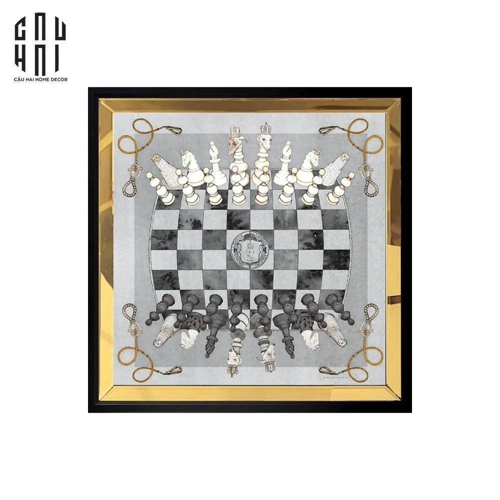 TRANH CANVAS MAJESTIC CHESSBOARD 93X93CM