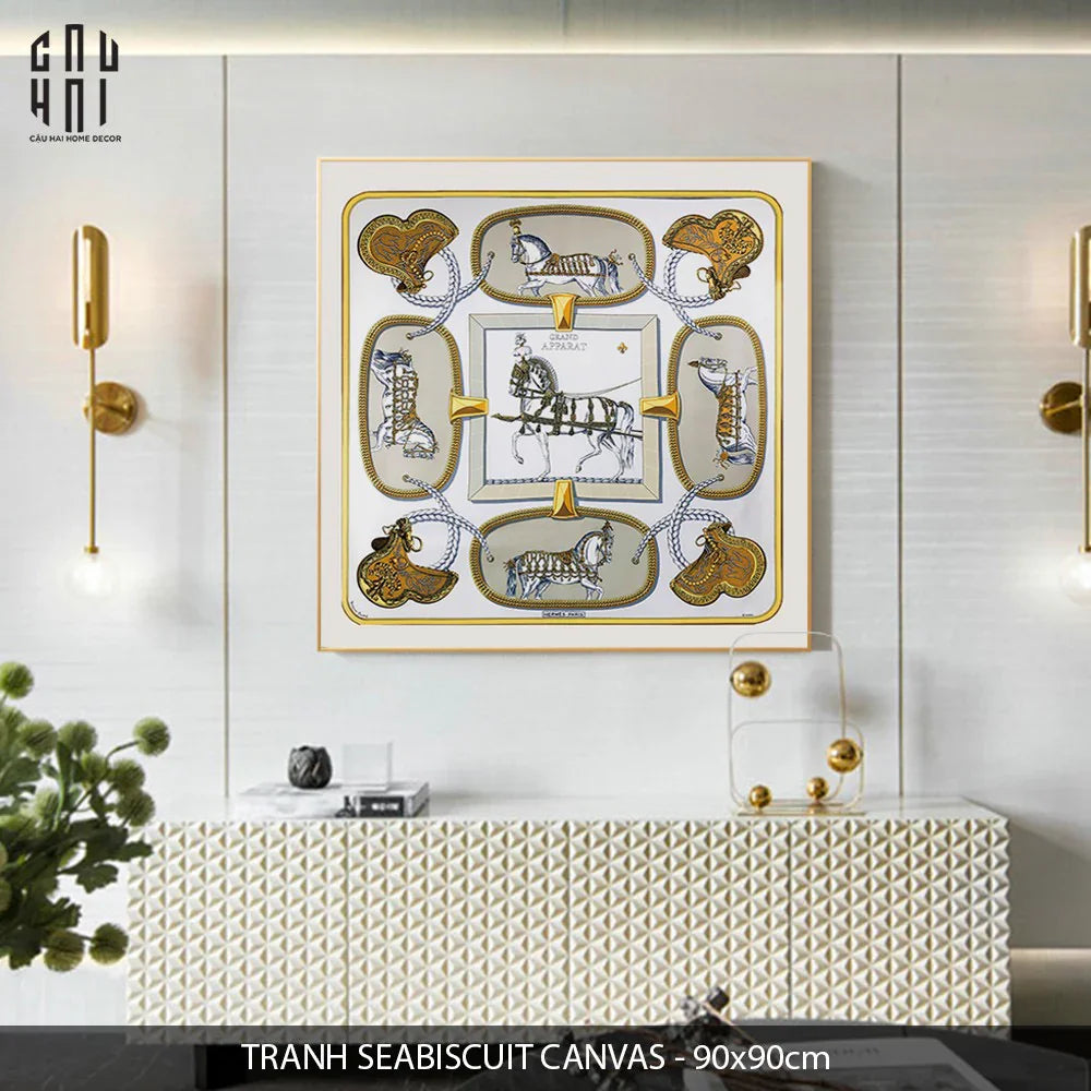 TRANH CANVAS SEABISCUIT 90X90 CM-CẬU HAI HOME DECOR