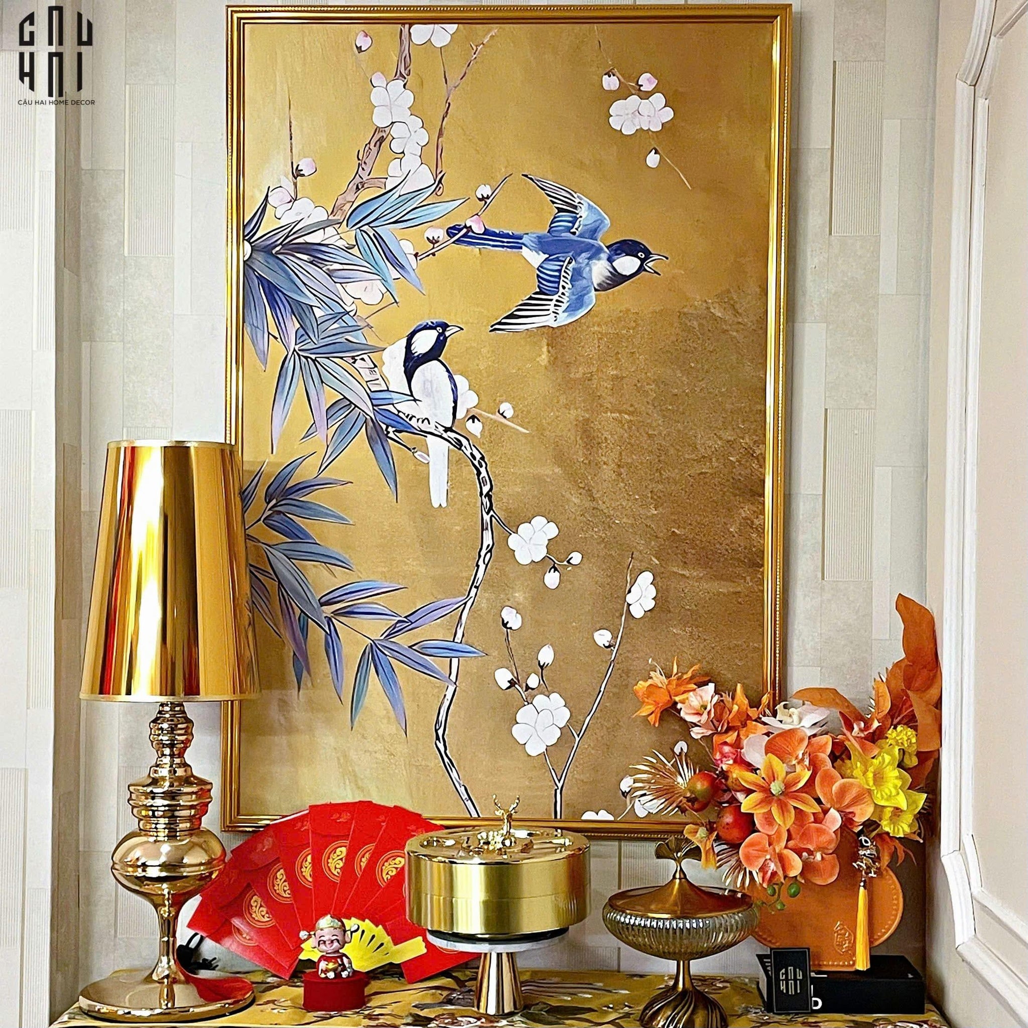 TRANH CANVAS THANH MAI 80X120CM-CẬU HAI HOME DECOR