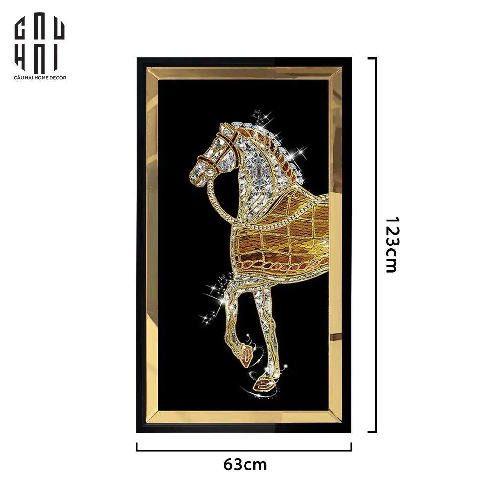 TRANH CANVAS TREO TƯỜNG DARK H-BLING BLING 63X123CM-CẬU HAI HOME DECOR