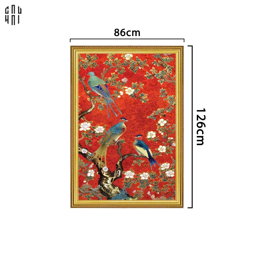 TRANH CANVAS VẠN LỘC TÙNG LÂM 80X120CM-CẬU HAI HOME DECOR