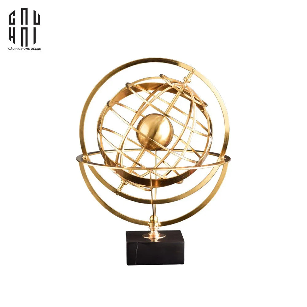 TƯỢNG ĐỊA CẦU IRON UNIVERSE-CẬU HAI HOME DECOR