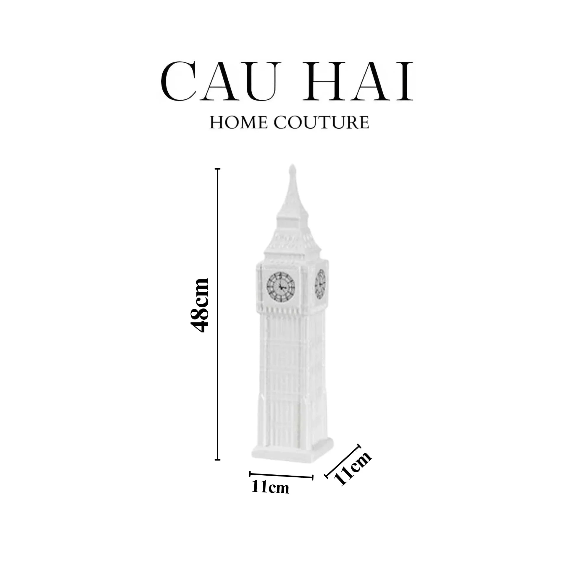 TƯỢNG LONDON BIG BEN CLOCK TOWER H48