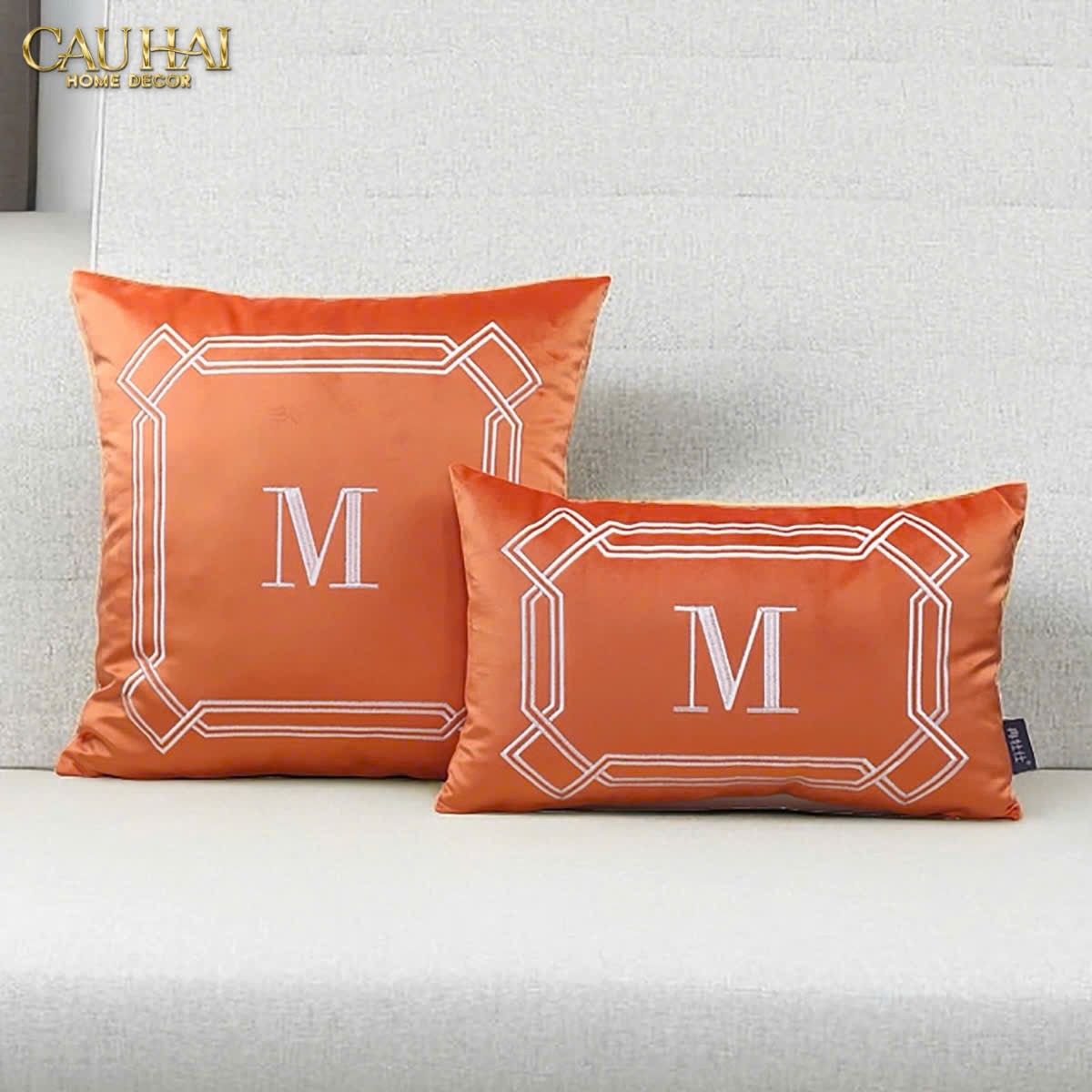 VỎ GỐI LỤA SATIN MILLE SIENNA 50-2- Cậu Hai Home Decor