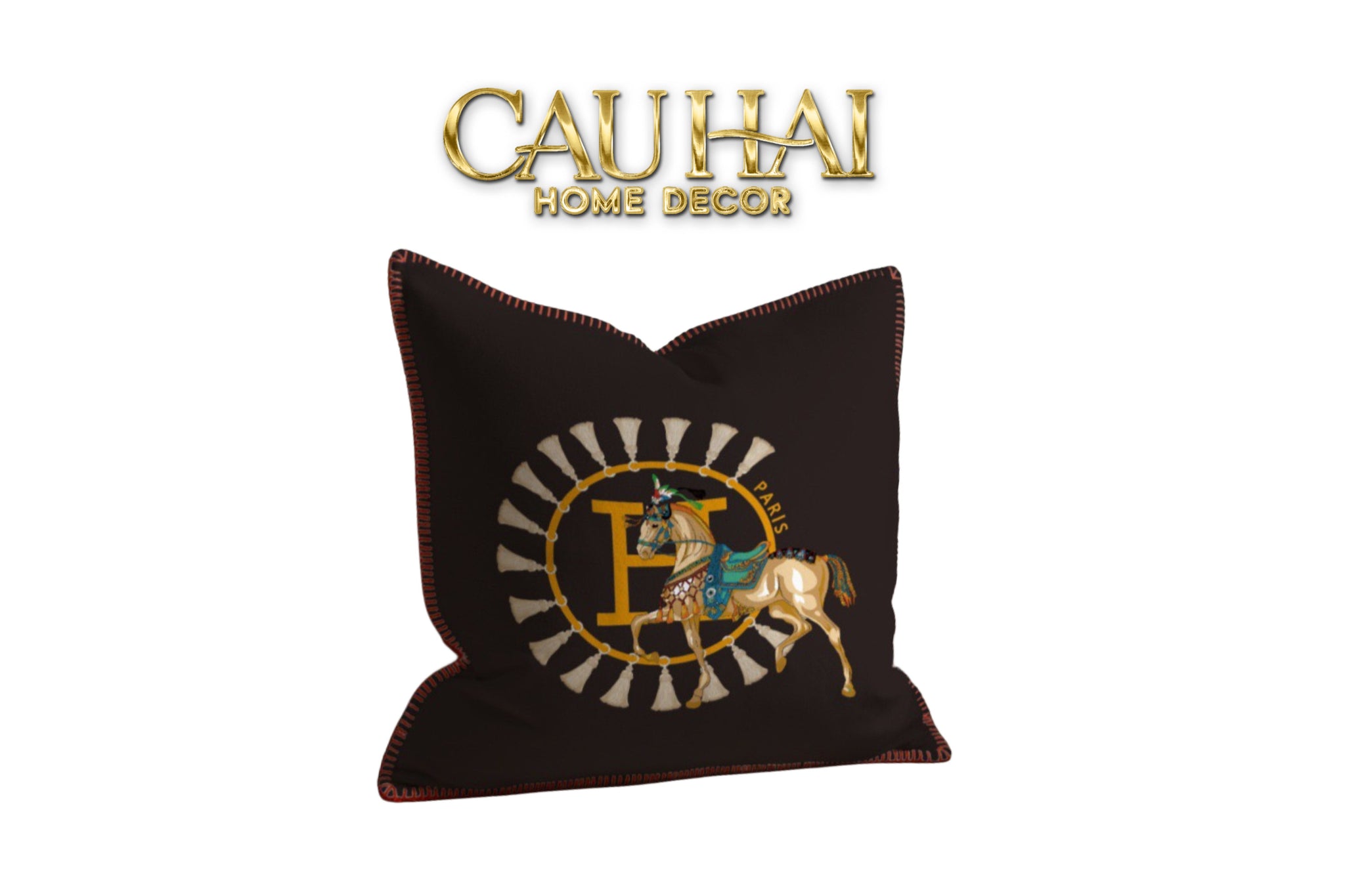 VỎ GỐI NHUNG SIGNATURE REGAL SAVOIR 45-1- Cậu Hai Home Decor