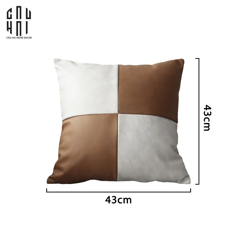 VỎ GỐI SOFA SỢ VẢI NỈ DAWN 45X45CM
