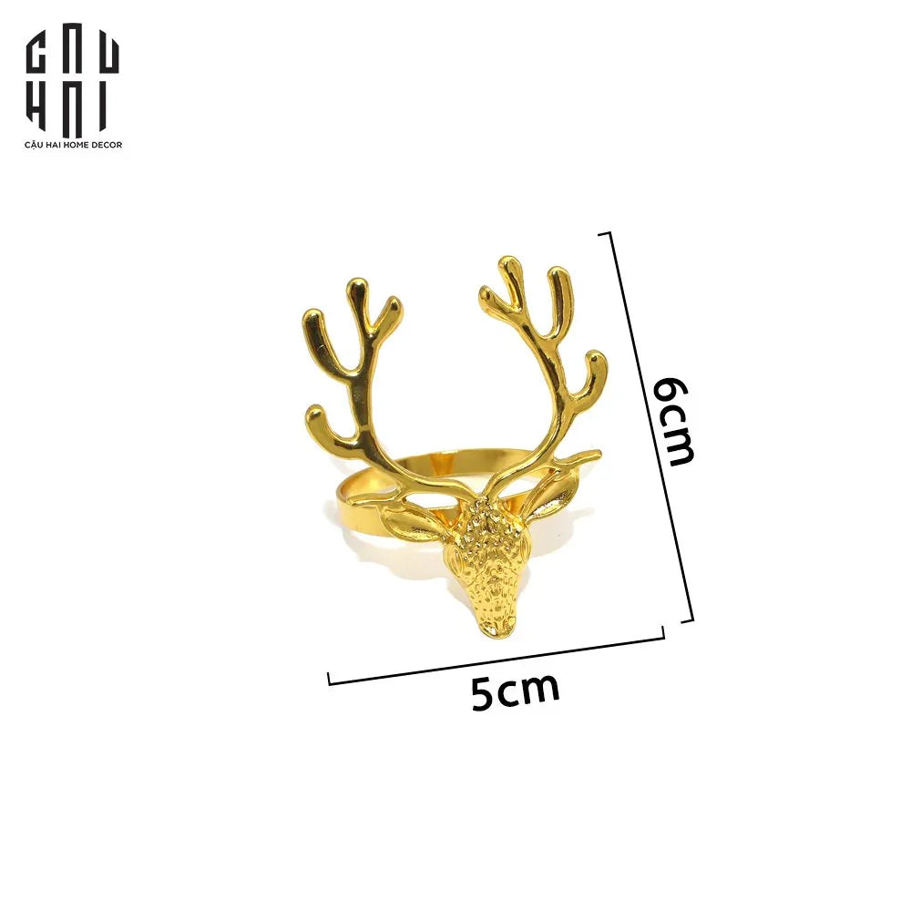 VÒNG KHĂN ĂN - NAPKIN RING GOLDEN ALLEY-CẬU HAI HOME DECOR