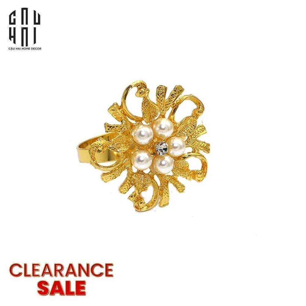 VÒNG KHĂN ĂN - NAPKIN RING GOLDEN PEARL