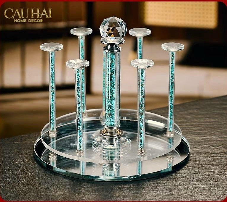 HOME COUTURE - GIÁ TREO LY CYAN CRYSTAL RACK