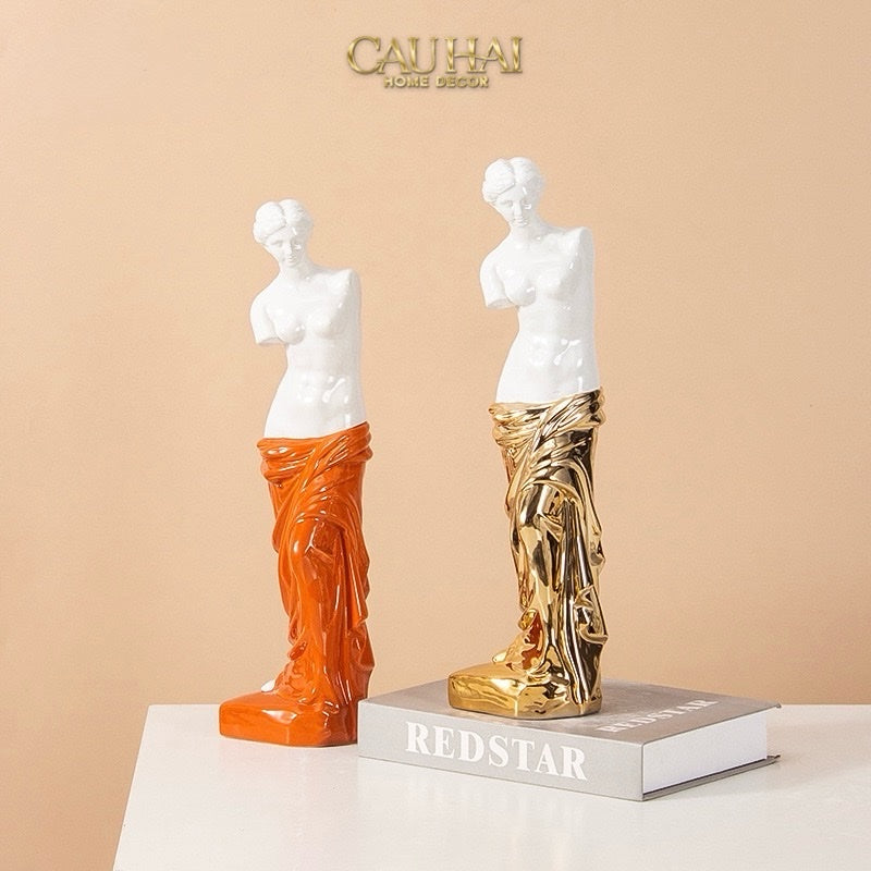 TƯỢNG THẦN TÌNH YÊU - SCULPTURE VENUS DE MILO D'Or H44