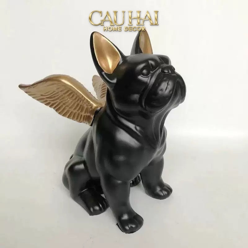 HOME COUTURE - SET 2 TƯỢNG FRENCHIE ANGEL BULL D'Or DOU