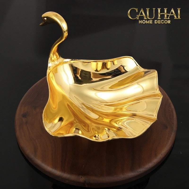 AURELIA D'Or SWAN METALLIC DISC