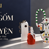 Khi gốm kể chuyện – gốm nghệ thuật trong không gian sống, logo vàng Cậu Hai Home Decor