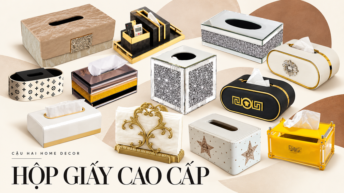 hộp giấy cao cấp | Cậu Hai Home Decor