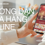 Người dùng đang xem trang chủ Cậu Hai Home Decor trên điện thoại thông minh.