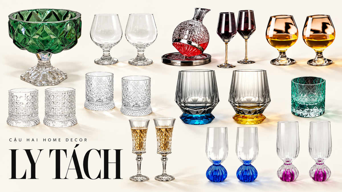 ly tách đẹp cho bàn ăn | Cậu Hai Home Decor