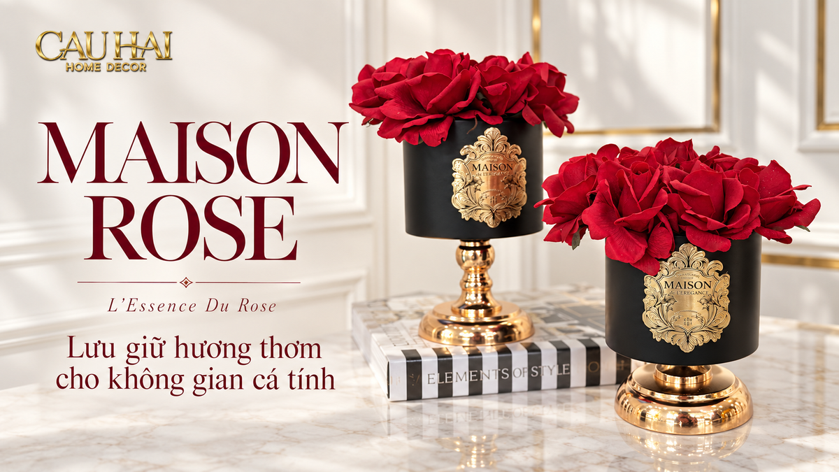 Maison Rose – L’Essence Du Rose – Lưu giữ hương thơm cho không gian cá tính