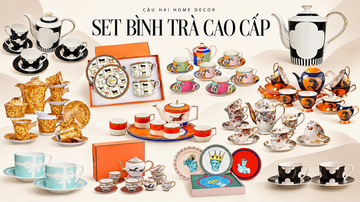 set bình trà cao cấp | Cậu Hai Home Decor
