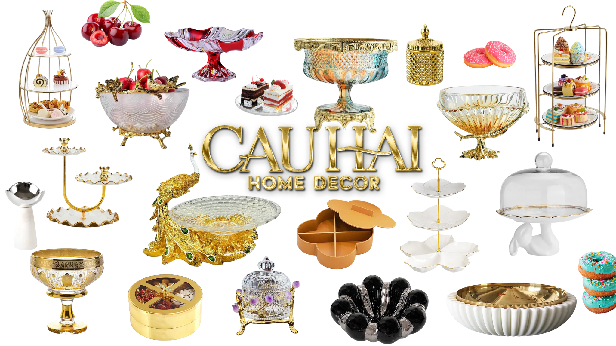 ĐĨA BÁNH - LỌ KẸO - TÔ TRÁI CÂY