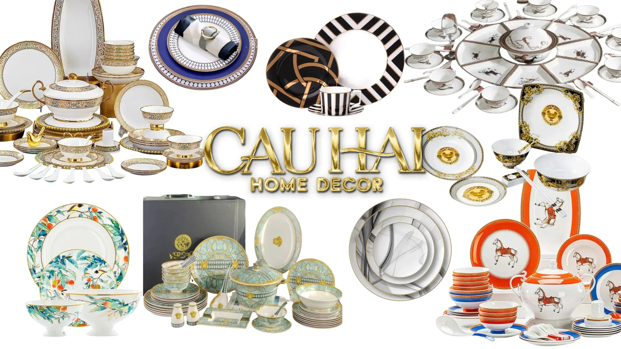 Set chén dĩa cao cấp-CẬU HAI HOME DECOR