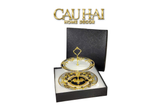 HOME COUTURE -  ĐĨA 2 TẦNG BLACK BAROQUE PRESTIGE GALA VER.S  ÉTAGÈRE
