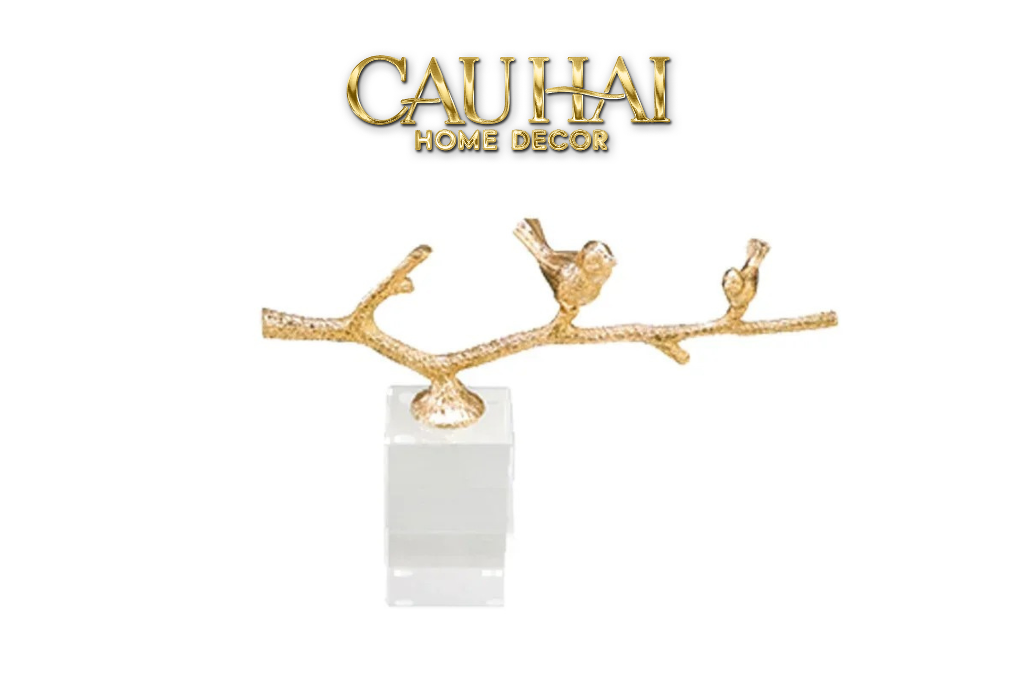 HOME COUTURE - TƯỢNG BRASSON CRYSTAL FOUR SEASONS BIRD SS25