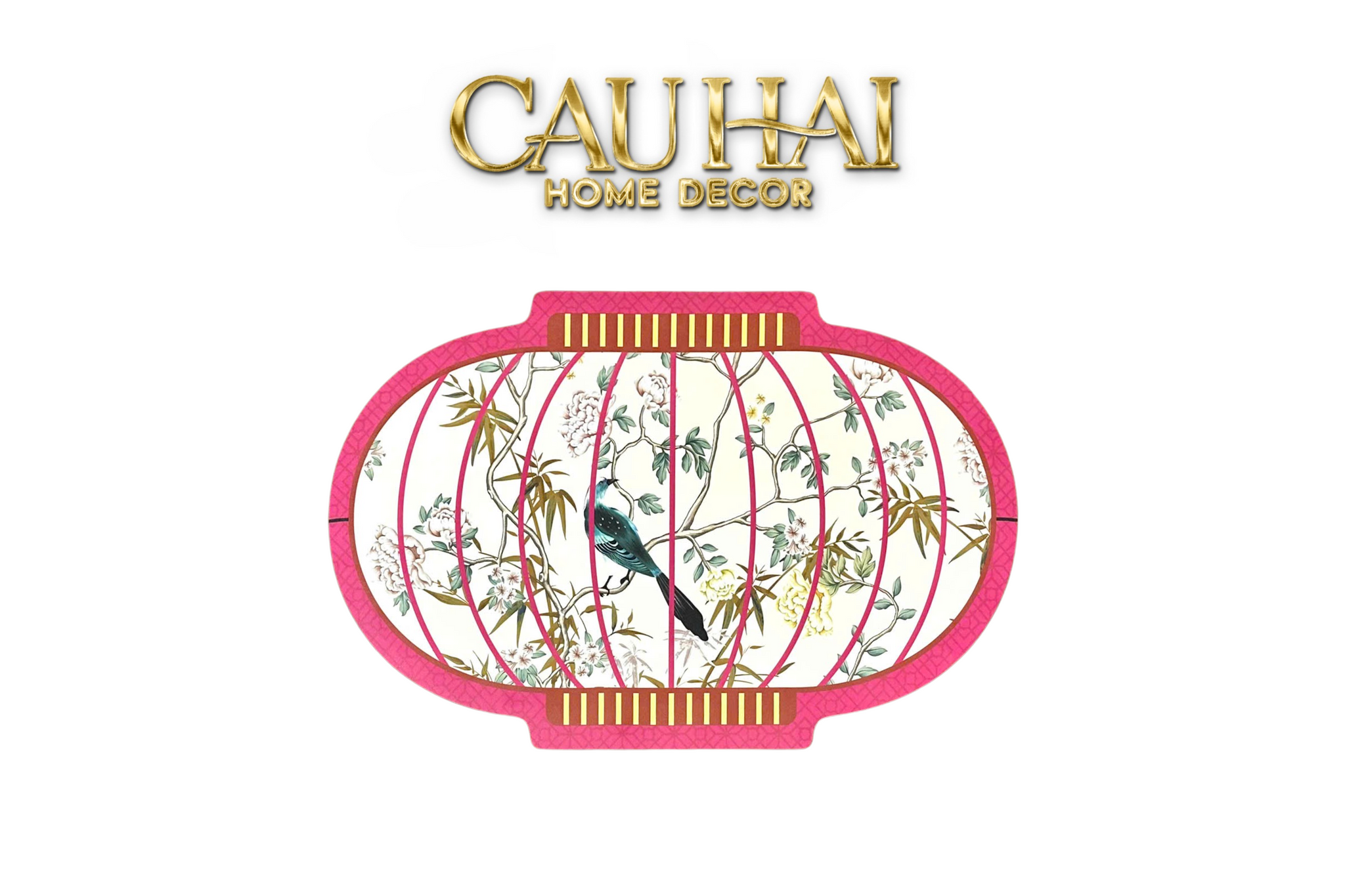 THẢM CỬA MICROFIBER 50X80 - DYNASTY SPRING BIRDCAGE-CẬU HAI HOME DECOR