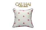 VỎ GỐI DA LEATHER PINKBEE L’ABEILLE ROUGE 45