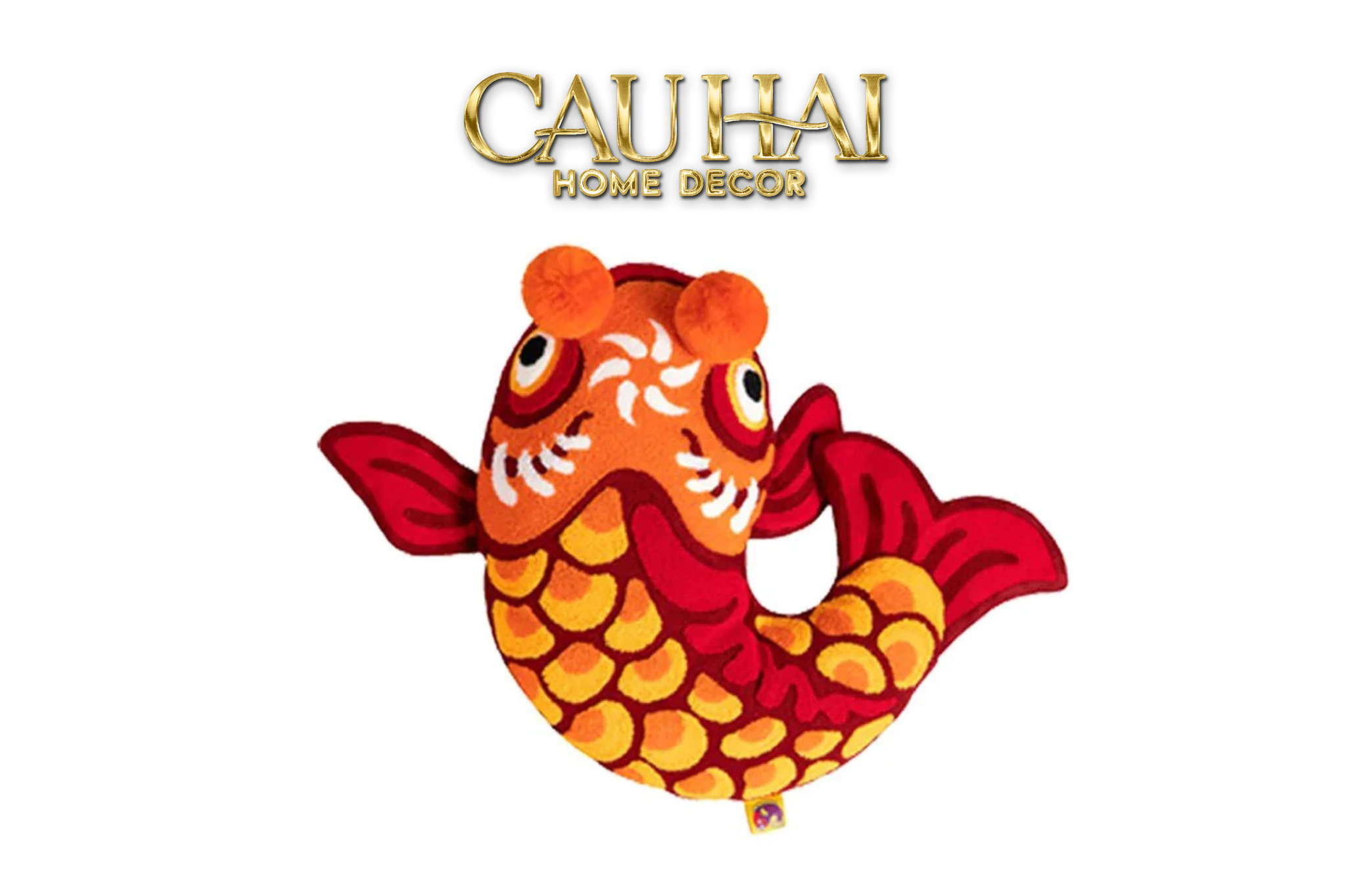 Tết Couture - Gối Cá Chép Hóa Rồng 56cm