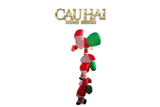 Fêtes Couture - Set 3 Ông Già Noel Triple Santa Climbing Tower-CẬU HAI HOME DECOR