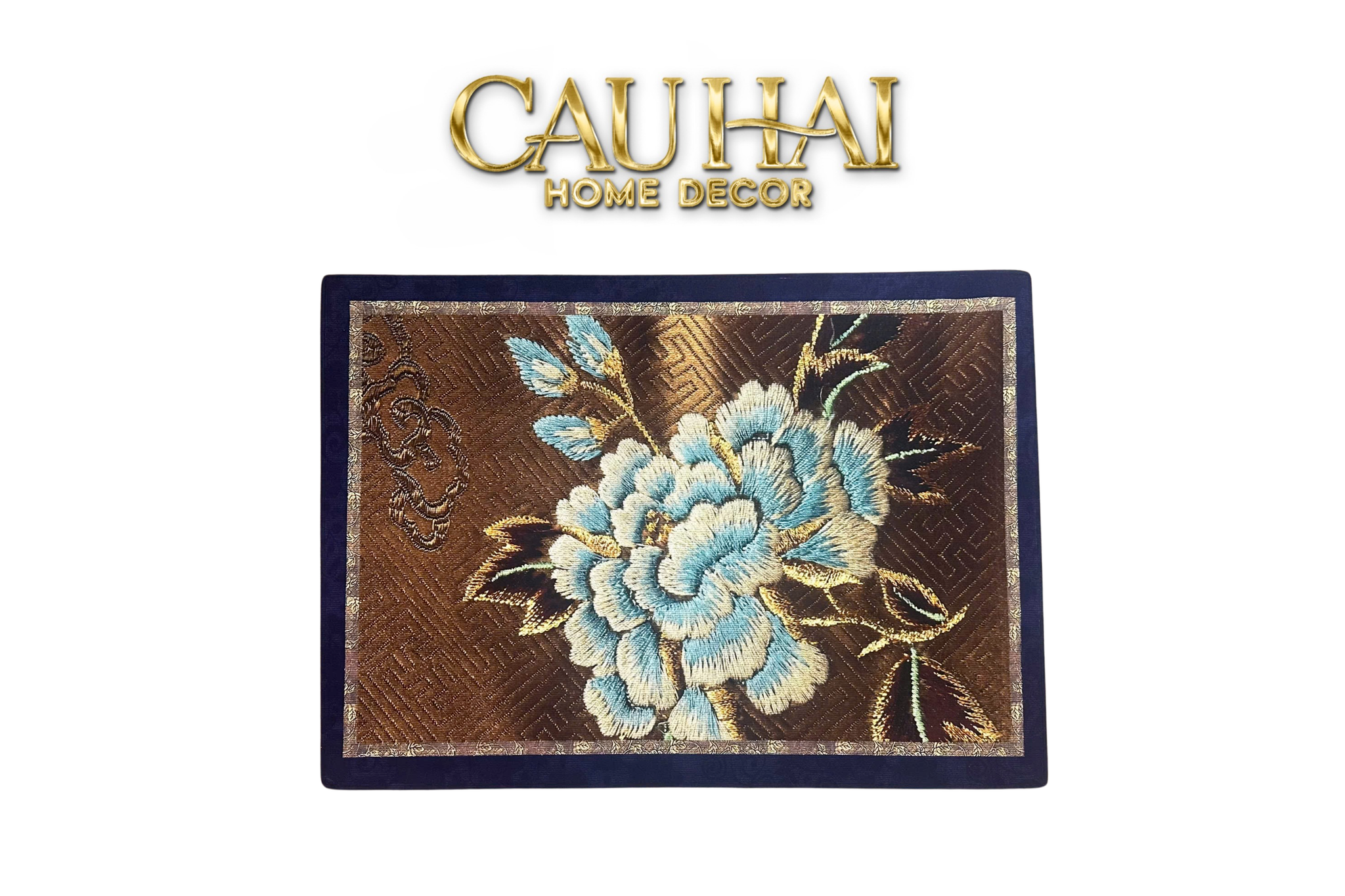 THẢM CỬA NHUNG BỈ 100X140 - CELESTIAL PEONY