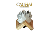 ELYSIAN - TƯỢNG ĐÁ THẠCH ANH  CRISTAL DE QUARTZ SUR BOIS