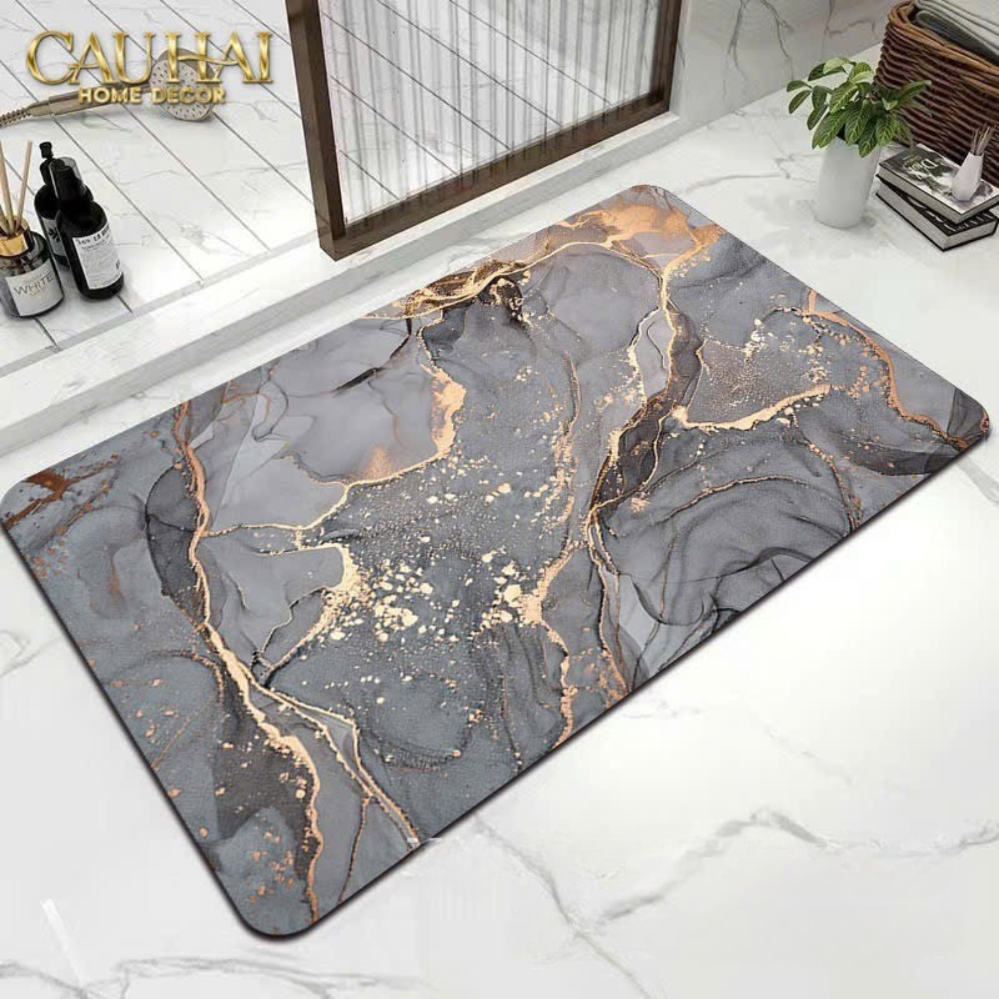 THẢM CỬA MICROFIBER 90X160CM -  MARS