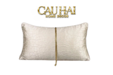 VỎ GỐI LỤA SATIN GLACE CRACKED PEARL 30X50