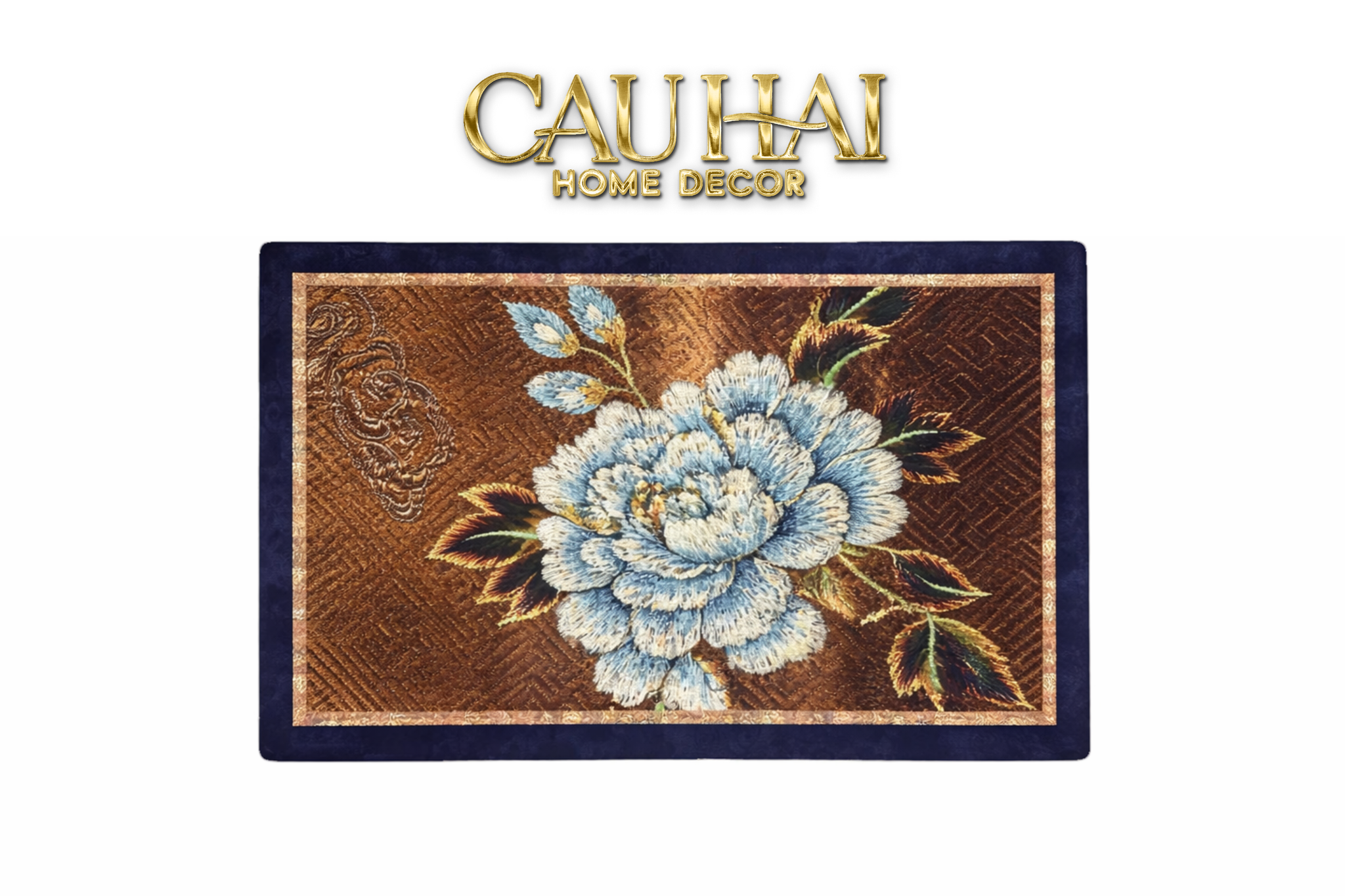 Thảm Cửa Nhung Bỉ 100X140 - Celestial Peony