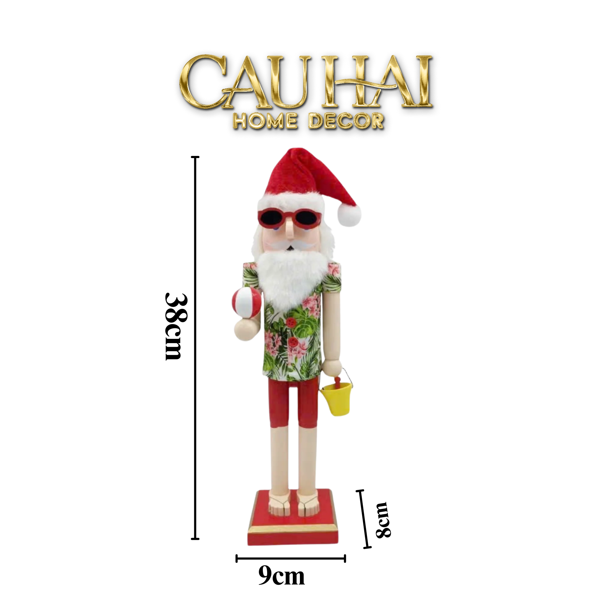 Fêtes Couture - Tượng Nutcracker Tropical 38Cm