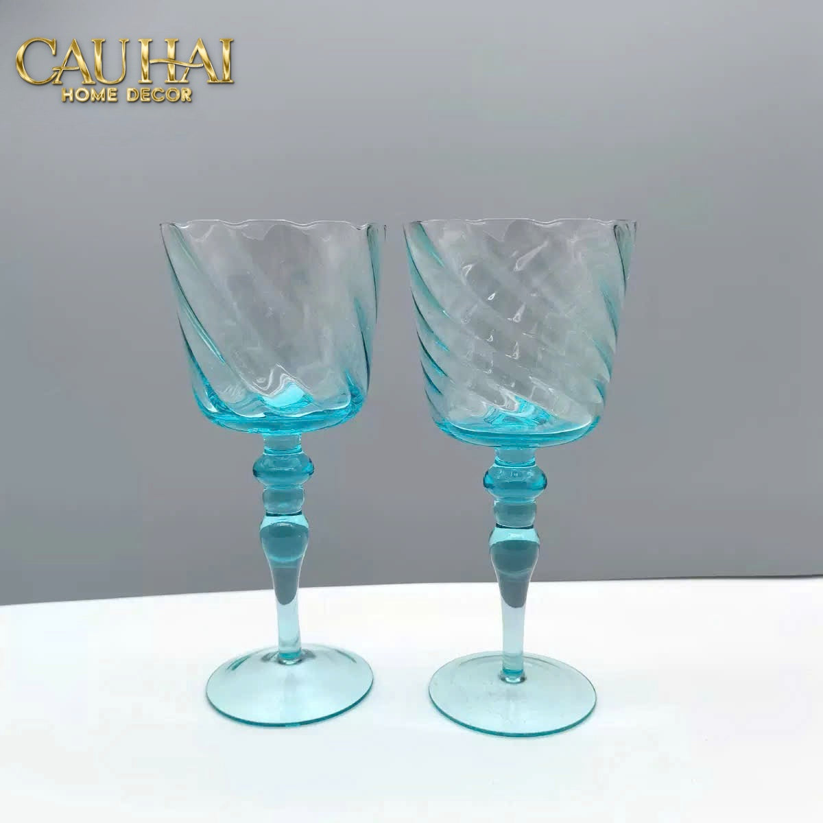 SET 2 LY OCEANIA ALANTIAN 320ML VINO ROSSO GLASSES - CẬU HAI HOME DECOR