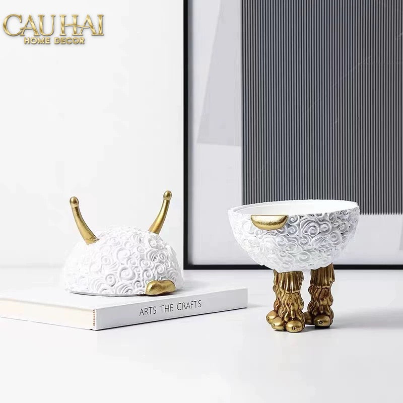 Maison Couture - Tượng Lọ Kẹo L'Object Haas Monsters Touch Dog Canister 17x30