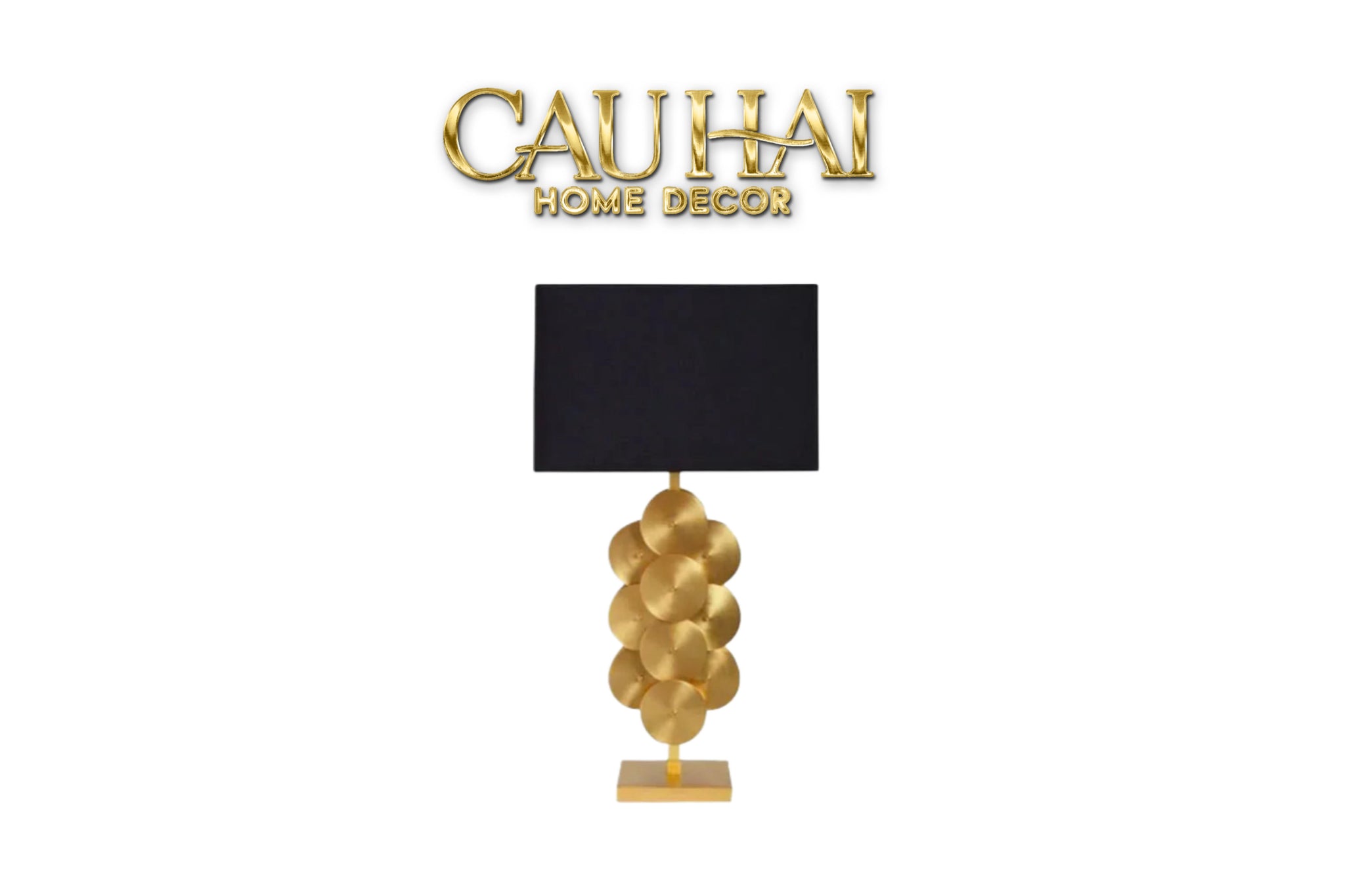 ĐÈN BÀN LÉMAN - LÉMAN GOLDEN SIDE TABLE LAMPSS24-CẬU HAI HOME DECOR
