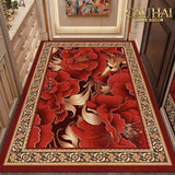 THẢM CỬA NHUNG BỈ 100X140 - LUXUEUX VELOUR TAPIS PIVOINE DU PALAIS - CẬU HAI HOME DECOR