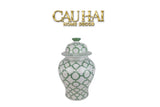 Bình Ginger Jar Indochine – Sage Jade