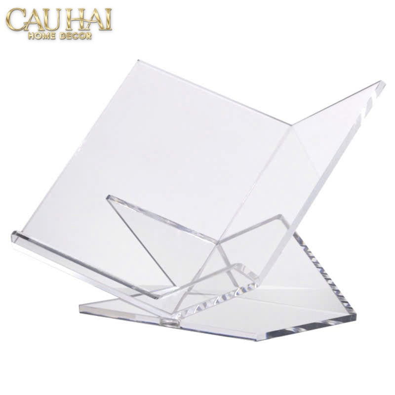 Acrylic Wisdom Minimalism Decorative Book Stand 39x31x19