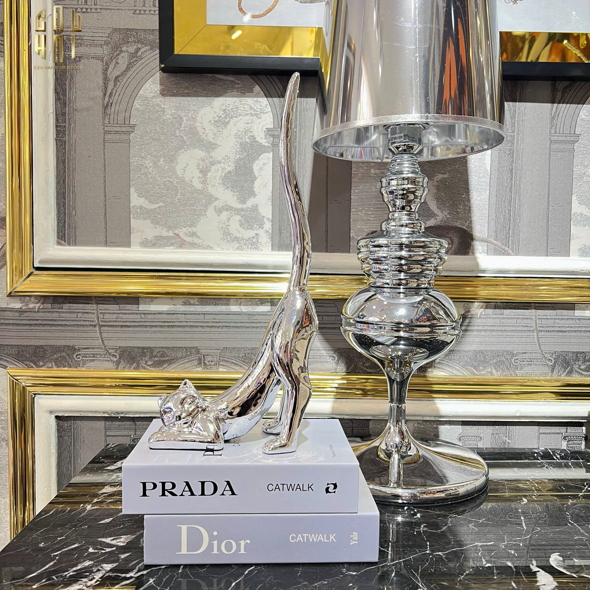 Maison Couture - Đèn Ngủ Để Bàn Andrew Platinum Side Table Lamp H78-ĐÈN BÀN-CẬU HAI HOME DECOR