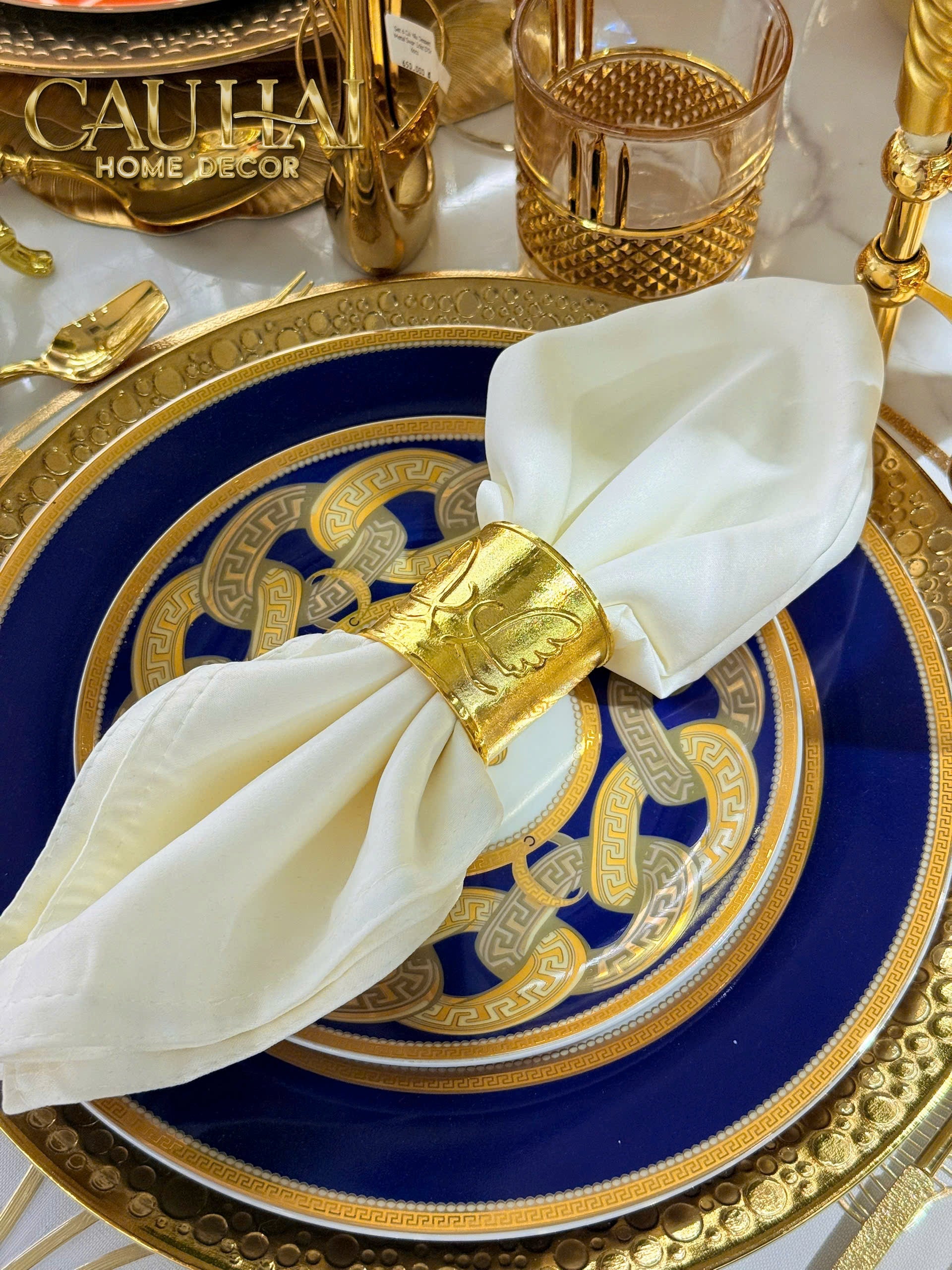 Khăn Ăn - Silk Napkin White Maison